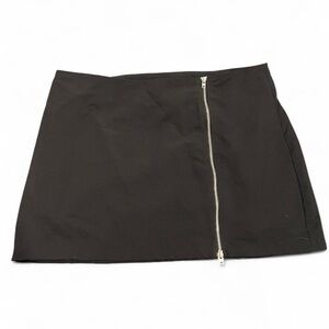 Zara Black Mini Skirt with Zipper